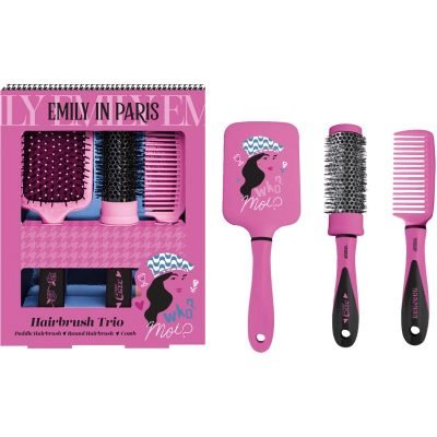Emily In Paris Hairbrush Trio sada kartáčů na vlasy 3 ks - parfo.cz