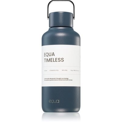 Equa Timeless nerezová láhev na vodu malá barva Navy 600 ml - parfo.cz