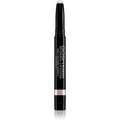 Gosh Mineral Waterproof dlouhotrvající oční stíny v tužce voděodolné odstín 001 Pearly White 1