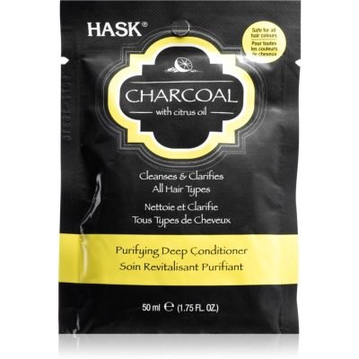HASK Charcoal with Citrus Oil hloubkově vyživující kondicionér pro obnovu pokožky hlavy 50 ml - parfo.cz