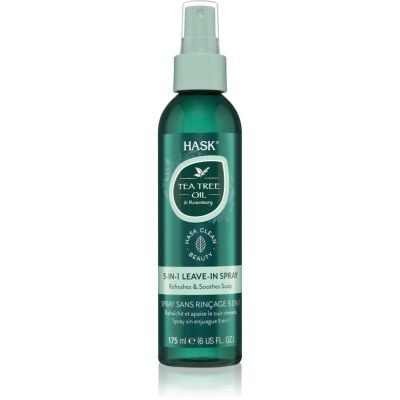 HASK Tea Tree Oil & Rosemary bezoplachový sprej pro suchou a svědící pokožku hlavy 175 ml - parfo.cz