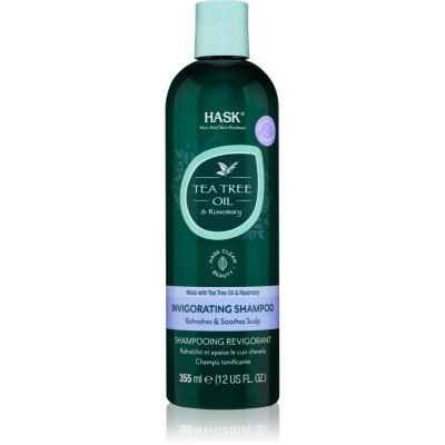 HASK Tea Tree Oil & Rosemary osvěžující šampon pro suchou a svědící pokožku hlavy 355 ml - parfo.cz