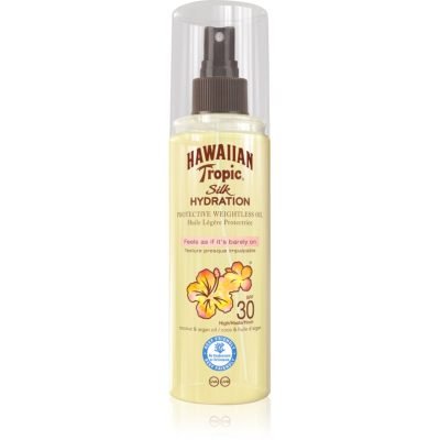 Hawaiian Tropic Silk Hydration SPF30 opalovací olej na obličej a tělo 150 ml - parfo.cz