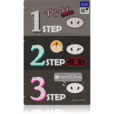 Holika Holika Pig Nose Strong čisticí náplast na zanešené póry na nose 1 ks - parfo.cz