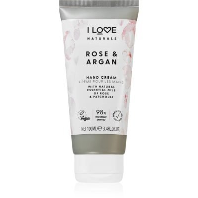 I love... Naturals Rose & Argan hydratační krém na ruce s vůní růží 100 ml - parfo.cz