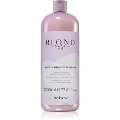 Inebrya BLONDesse Blonde Miracle Shampoo čisticí detoxikační šampon pro blond vlasy 1000 ml - parfo.cz