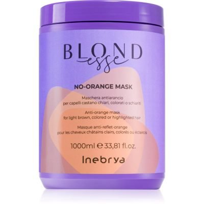Inebrya BLONDesse No-Orange Mask maska na vlasy neutralizující mosazné podtóny 1000 ml - parfo.cz