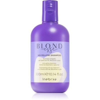 Inebrya BLONDesse No-Yellow Shampoo šampon neutralizující žluté tóny pro blond a šedivé vlasy 300 ml - parfo.cz