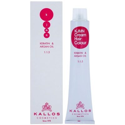Kallos KJMN Professional Cream Hair Colour Keratin & Argan Oil barva na vlasy s keratinem a arganovým olejem odstín 12.81 Special Ultra Blonde 100 ml - parfo.cz