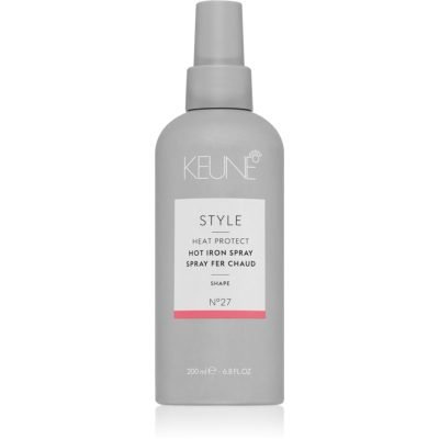 Keune Style Hot Iron Spray termoochranný sprej pro úpravu žehličkou a kulmou pro všechny typy vlasů 200 ml - parfo.cz