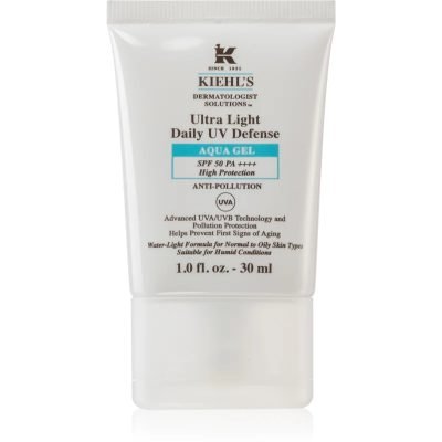 Kiehl's Dermatologist Solutions Ultra Light Daily UV Defense Aqua Gel SPF 50 PA++++ ultra lehký ochranný fluid SPF 50 unisex 30 ml - parfo.cz