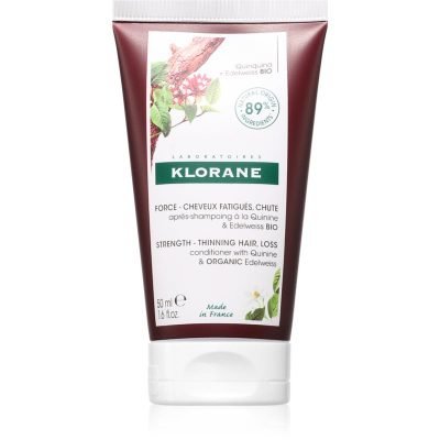 Klorane Chinin & Bio Protěž Alpská posilujicí balzám pro slabé vlasy s tendencí vypadávat 50 ml - parfo.cz
