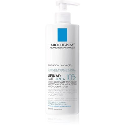 La Roche-Posay Lipikar Lait Urea 10% zklidňující tělové mléko pro velmi suchou pokožku 400 ml - parfo.cz