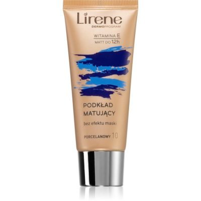 Lirene Vitamin E matující podkladová báze pod make-up odstín 10 Porcelain 30 ml - parfo.cz