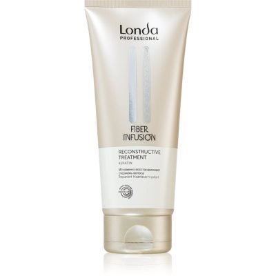 Londa Professional Fiber Infusion In-Salon Reconstructive Treatment obnovující maska pro poškozené vlasy s keratinem 200 ml - parfo.cz