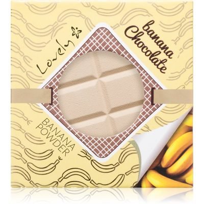 Lovely Banana Chocolate kompaktní pudr pro sjednocení barevného tónu pleti 9 g - parfo.cz