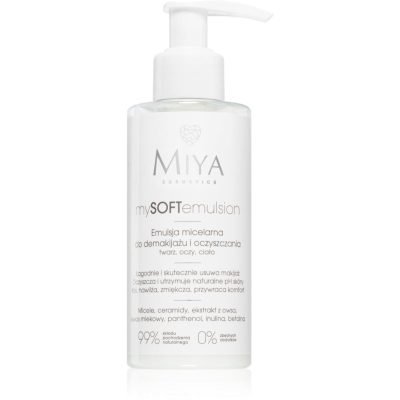 MIYA Cosmetics mySOFTemulsion čisticí micelární emulze 140 ml - parfo.cz