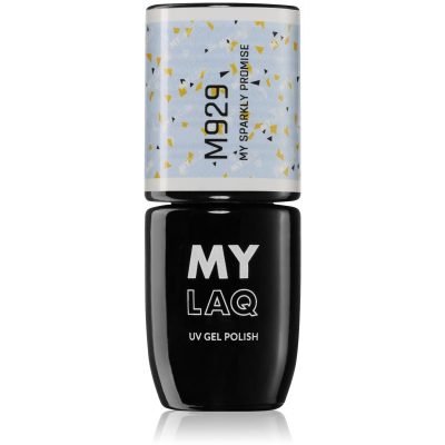 MYLAQ UV Gel Polish My Promise gelový lak na nehty odstín My Sparkly Promise 5 ml - parfo.cz