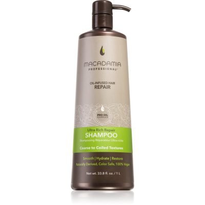 Macadamia Natural Oil Ultra Rich Repair hloubkově regenerační šampon pro velmi poškozené vlasy 1000 ml - parfo.cz