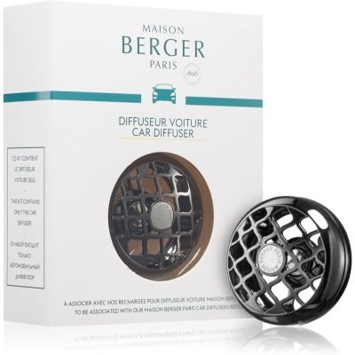 Maison Berger Paris Resonance Gunmetal držák na vůni do auta (Matte Black) 1 ks - parfo.cz