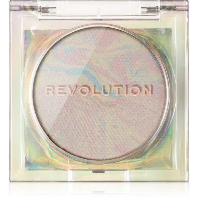 Makeup Revolution Mood Switch Aura rozjasňující zapečený pudr odstín Universal Prism 3.5 g - parfo.cz