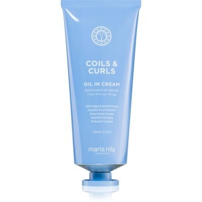 Maria Nila Coils & Curls Oil In Cream regenerační krém pro vlnité a kudrnaté vlasy 100 ml - parfo.cz