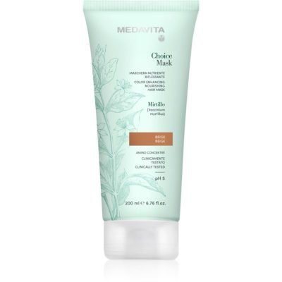 Medavita Choice Beige vyživující maska pro barvené vlasy 200 ml - parfo.cz