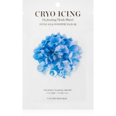 NATURE REPUBLIC Cryo Icing Hydrating Mask Sheet hydratační plátýnková maska se zklidňujícím účinkem 27 ml - parfo.cz