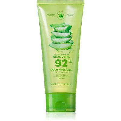 NATURE REPUBLIC Soothing & Moisture Aloe Vera 92% Soothing Gel zklidňující hydratační gel pro citlivou pokožku 250 ml - parfo.cz