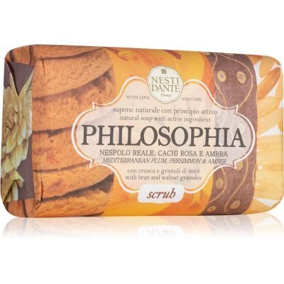 Nesti Dante Philosophia Scrub with Bran & Walnut Granules přírodní mýdlo 250 g - parfo.cz