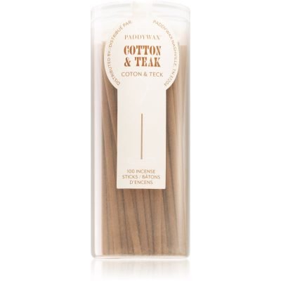 Paddywax Haze Cotton & Teak vonné tyčinky 100 ks - parfo.cz