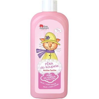 Pink Elephant Girls pěna do koupele pro děti Kitty 500 ml - parfo.cz