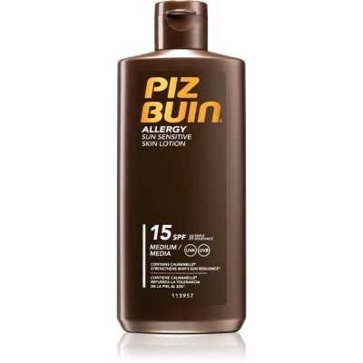 Piz Buin Allergy mléko na opalování pro citlivou pokožku SPF 15 200 ml - parfo.cz