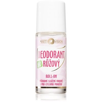Purity Vision BIO deodorant roll-on s růžovou vodou 50 ml - parfo.cz