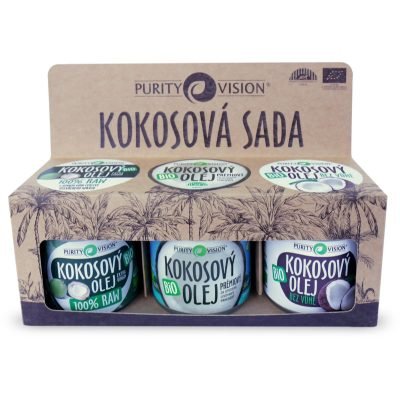 Purity Vision Kokosová sada dárková sada s kokosovým olejem - parfo.cz