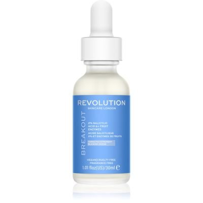 Revolution Skincare Super Salicylic 2% Salicylic Acid & Fruit Enzymes sérum pro regeneraci mastné a problematické pleti 30 ml - parfo.cz