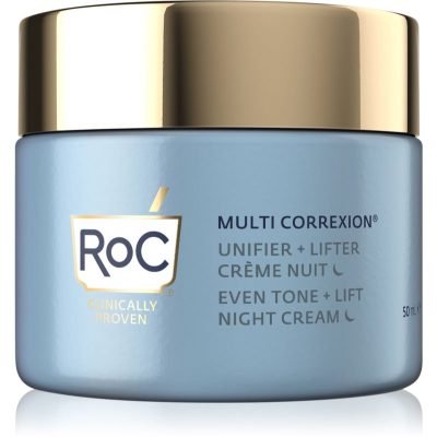 RoC Multi Correxion Even Tone + Lift rozjasňující noční krém pro sjednocení barevného tónu pleti 50 ml - parfo.cz