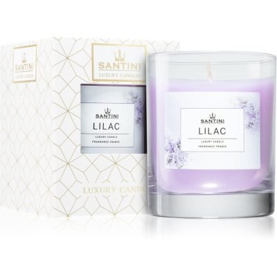 SANTINI Cosmetic Lilac vonná svíčka 200 g - parfo.cz
