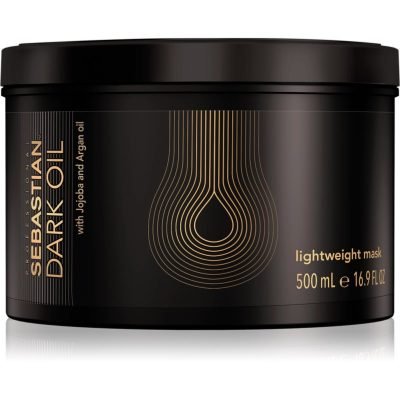 Sebastian Professional Dark Oil vyživující maska pro lesk a hebkost vlasů 500 ml - parfo.cz