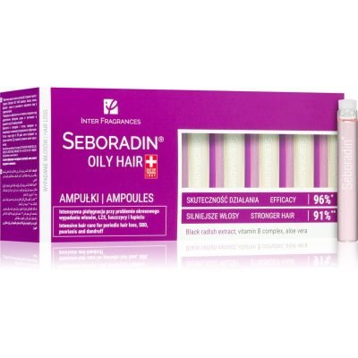 Seboradin Oily Hair ampule proti lupům a vypadávání vlasů 14x5
