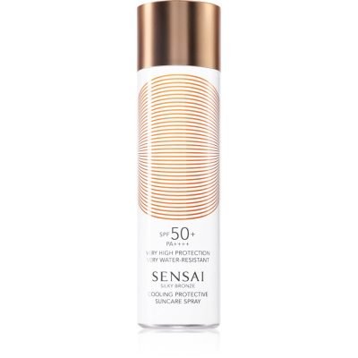 Sensai Silky Bronze Cooling Protective Suncare Spray ochranný sprej proti slunečnímu záření SPF 50+ PA ++++ 150 ml - parfo.cz