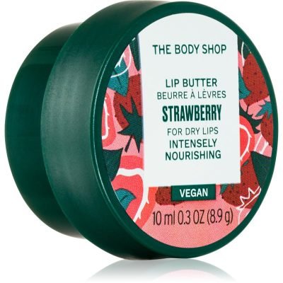 The Body Shop Strawberry Lip Butter pečující máslo na rty 10 ml - parfo.cz