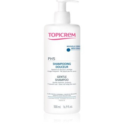 Topicrem PH5 Gentle Shampoo jemný šampon ke každodennímu použití pro citlivou pokožku hlavy 500 ml - parfo.cz