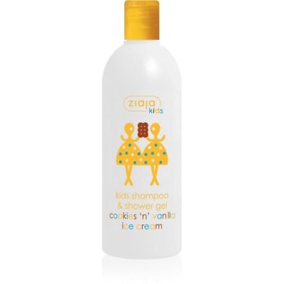 Ziaja Kids Cookies 'n' Vanilla Ice Cream šampon a mycí gel 2 v 1 pro děti od 3let Cookies & Vanilla 400 ml - parfo.cz