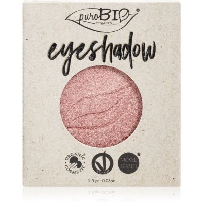 puroBIO Cosmetics Compact Eyeshadows oční stíny náhradní náplň odstín 25 Pink 2